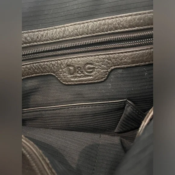 D&G unisex leather top handle tote bag - Picture 10 of 10